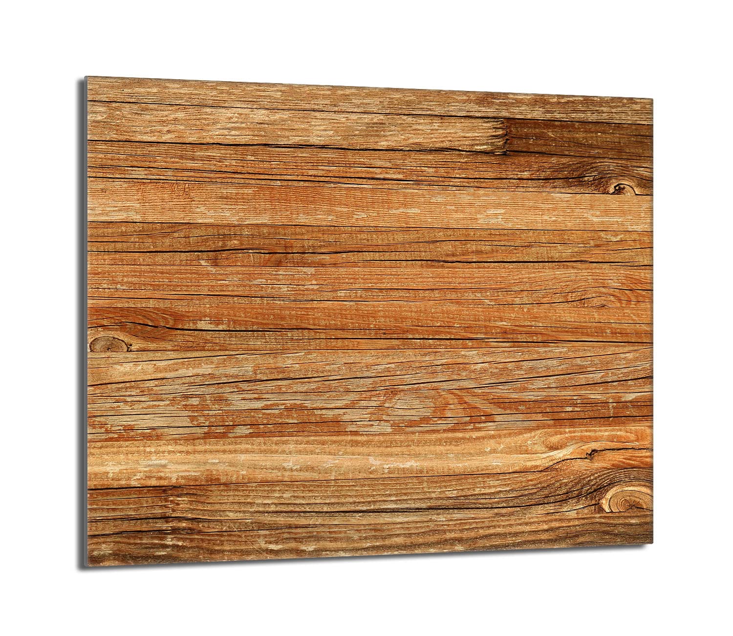 Placa protectora de vitrocerámica 60 x 52 cm 1 pieza cocina eléctrica universal para inducción protección contra salpicaduras tabla de cortar de vidrio templado como decoración, MADERA