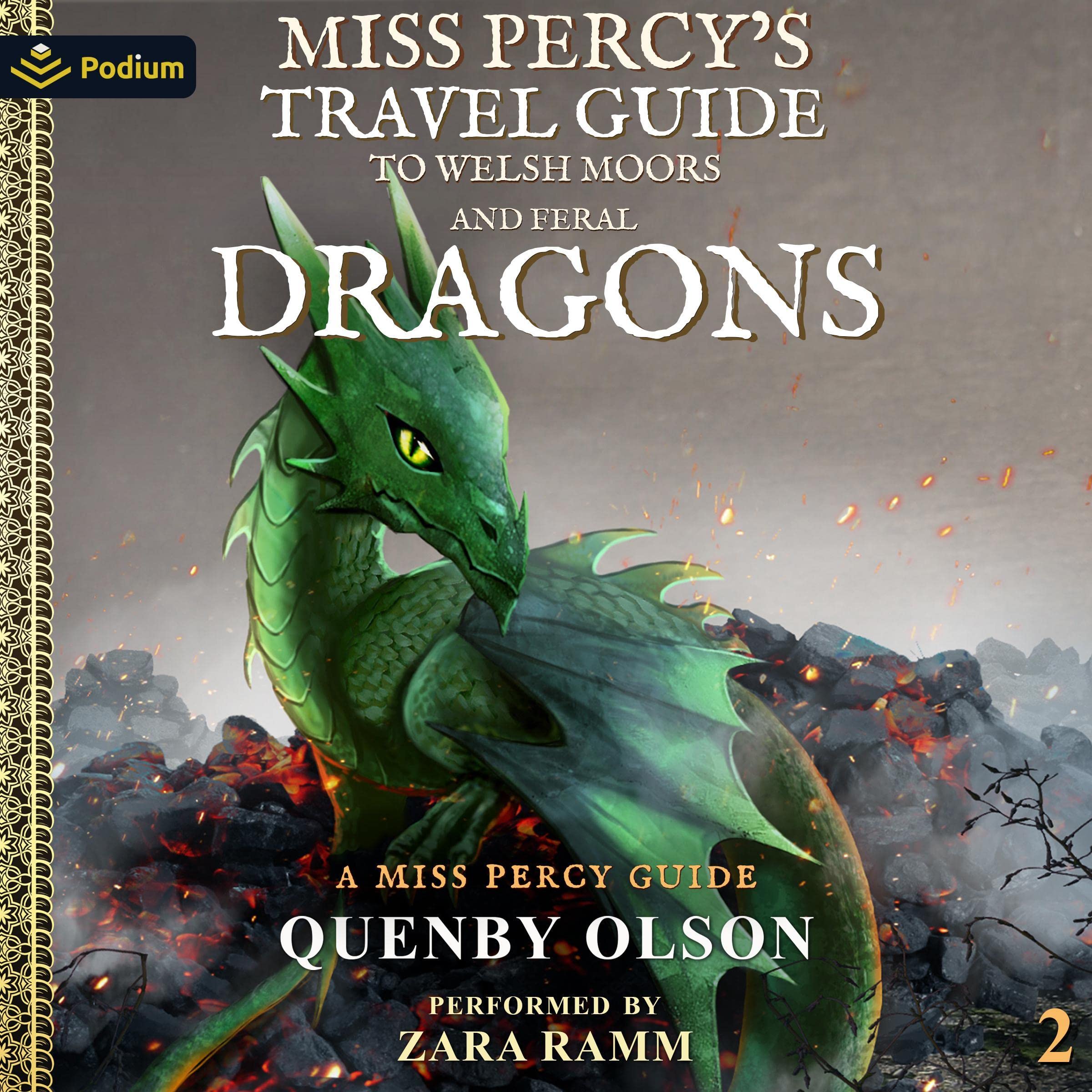 Cover art for Miss Percy's Travel Guide (To Welsh Moors and Feral Dragons)