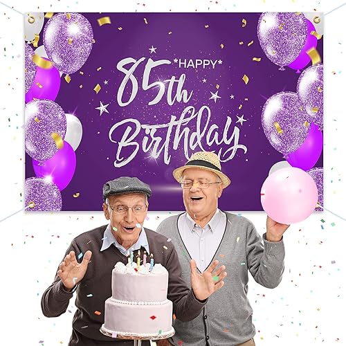 Miniatura 86 de HAMIGAR Fondo de pancarta de feliz cumpleaños 50 de 6 x 4 pies, decoraciones de cumpleaños de 50 años, suministros de fiesta para mujeres