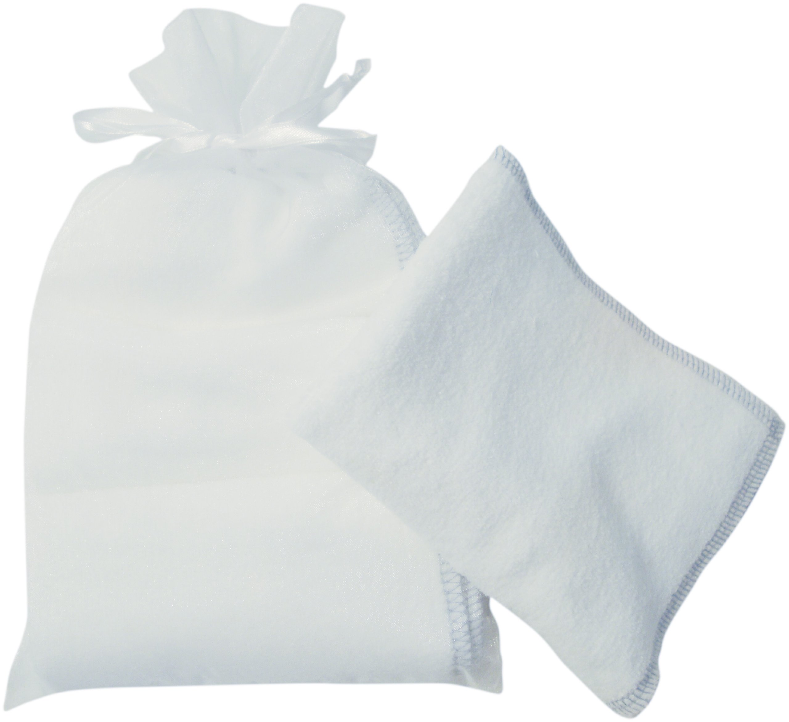 Wash Cloth, Slate Blue Trim, Set of 3