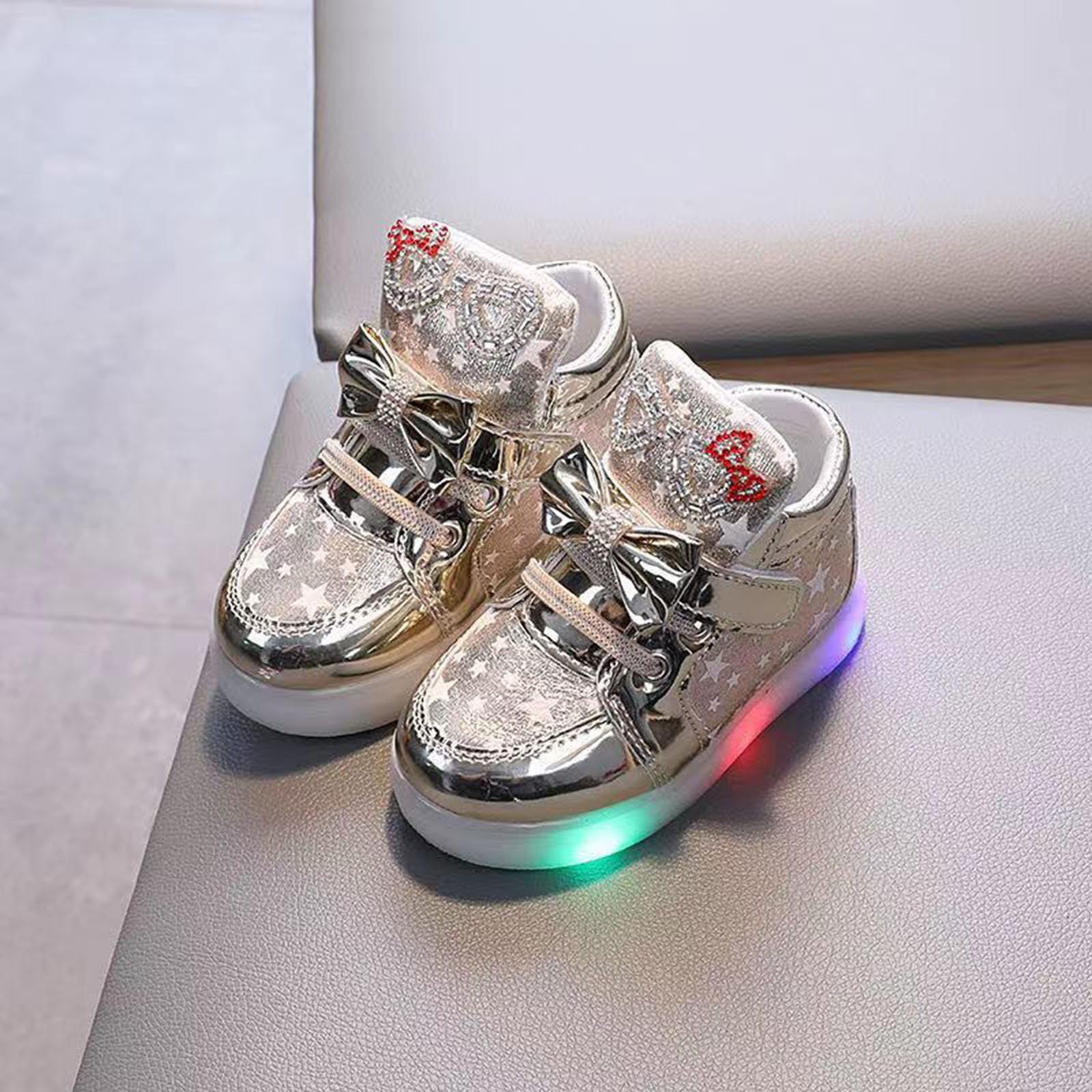 Zapatillas para niños y niñas, con mariposa, elegantes, planas, cómodas, transpirables, ligeras, con plataforma