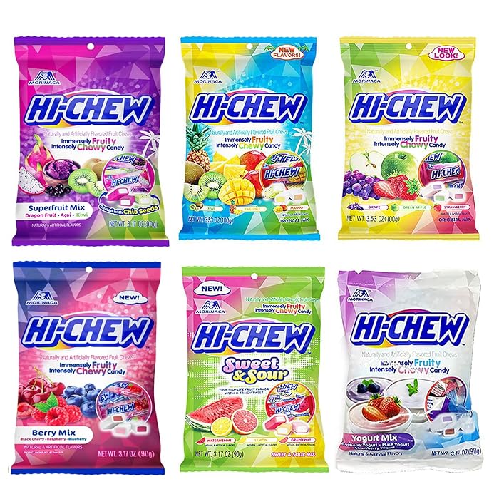 Buy Hi Chew Snack Variety Pack 6 Different New Assorted Flavors Sweet