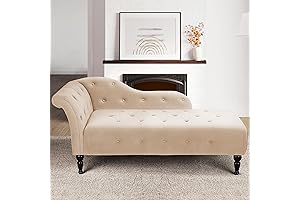 Luxurious Beige Chaise Lounge: Elevate Your Bedroom Decor