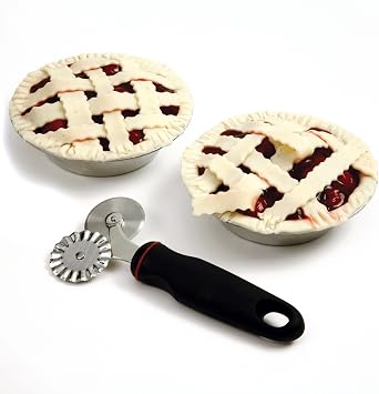 Norpro Grip-EZ Pastry & Ravioli Cutter Wheel, Dual Headed Stainless Steel