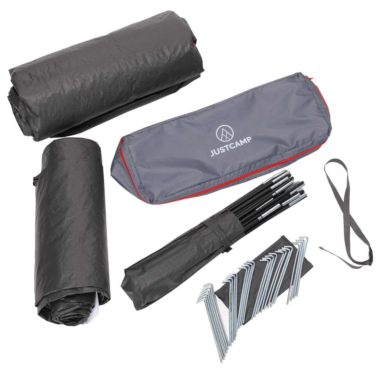 JUSTCAMP Lake 4 Tienda de Campaña Familiar 4 Personas (470 x 230 x 190 cm)
