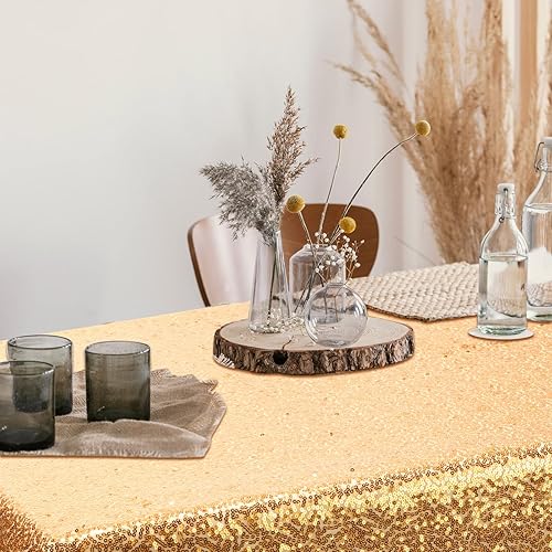 Miniatura 5 de Shimeyao The Yard, tela de lentejuelas de 24 pies y 8 yardas, tela con purpurina para coser disfraces y ropa, telón de fondo de boda, mantel de