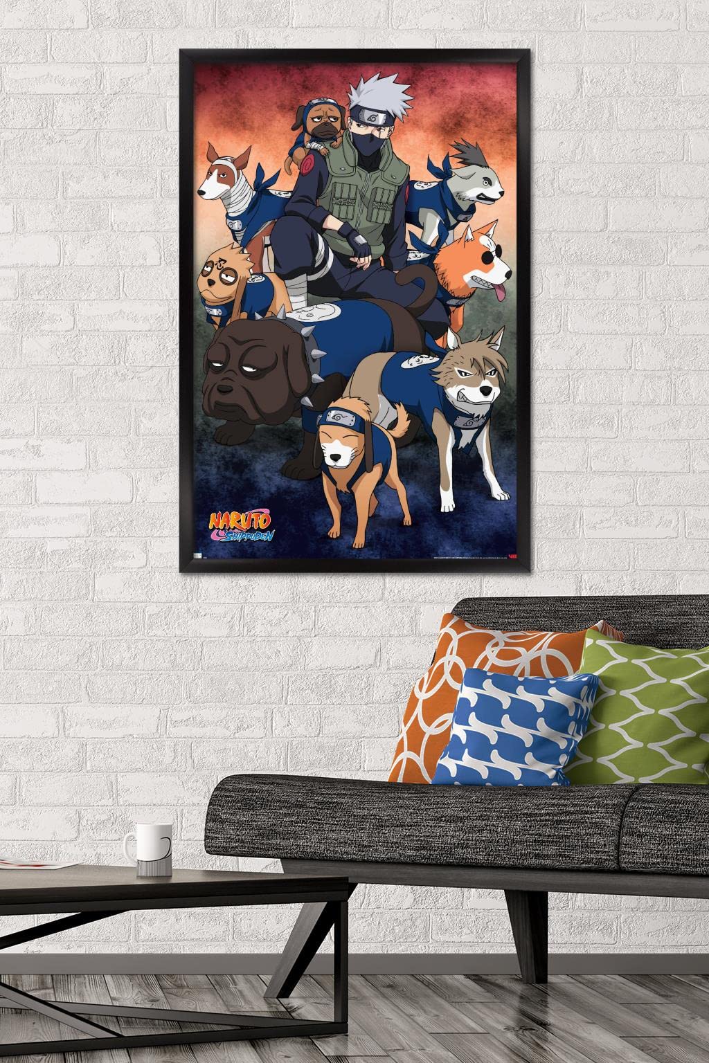 Amazon.com: Naruto Shippuden - Kakashi Ninja Hounds Wall Poster
