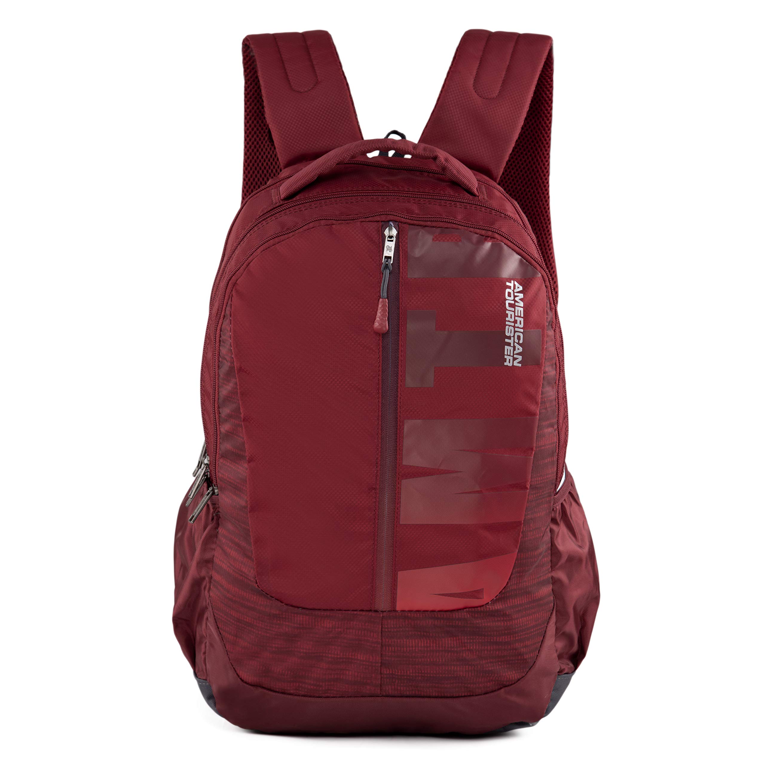 American Tourister Unisex Zip Closure Backpack (Multi-Coloured_Free Size)