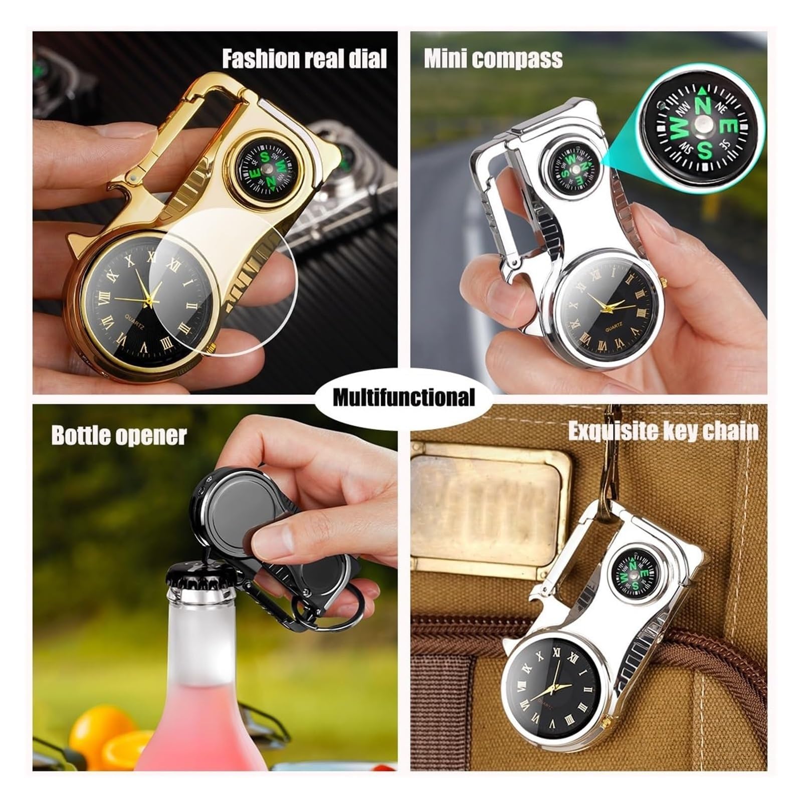 Encendedor de soplete a prueba de viento, multifuncional, portátil, ajustable, para acampar al aire libre, para hombres, butano no incluido