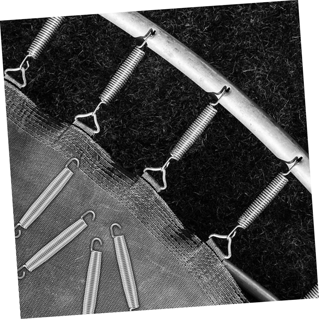 HANABASS Metallfedern für Trampoline Trampolinfedern Ersatzfedern Verzinkt Robust Langlebig Einfache Montage Verbessertes Sprungerlebnis