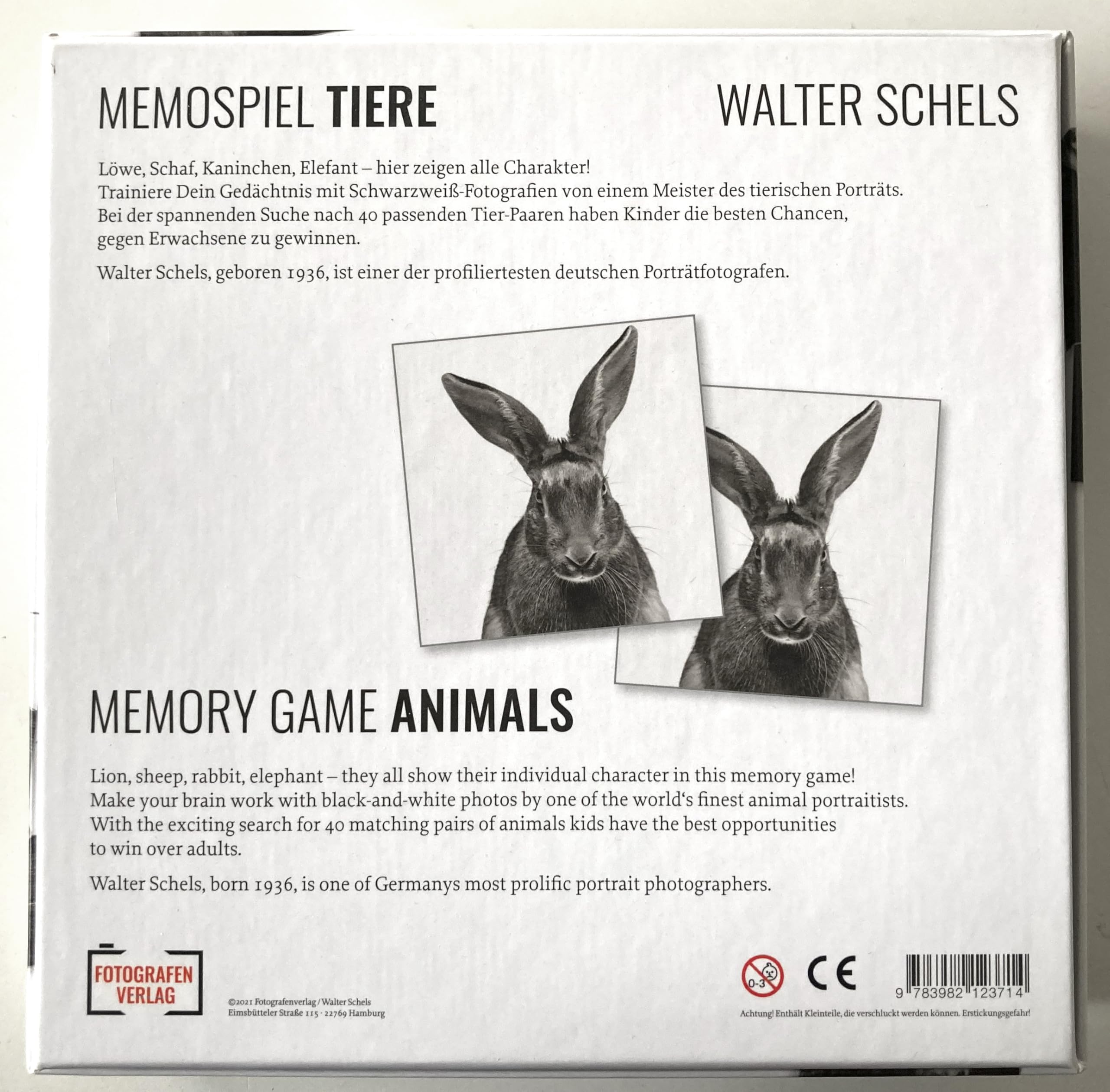 ANIMALES – Juego de memoria Walter Schels