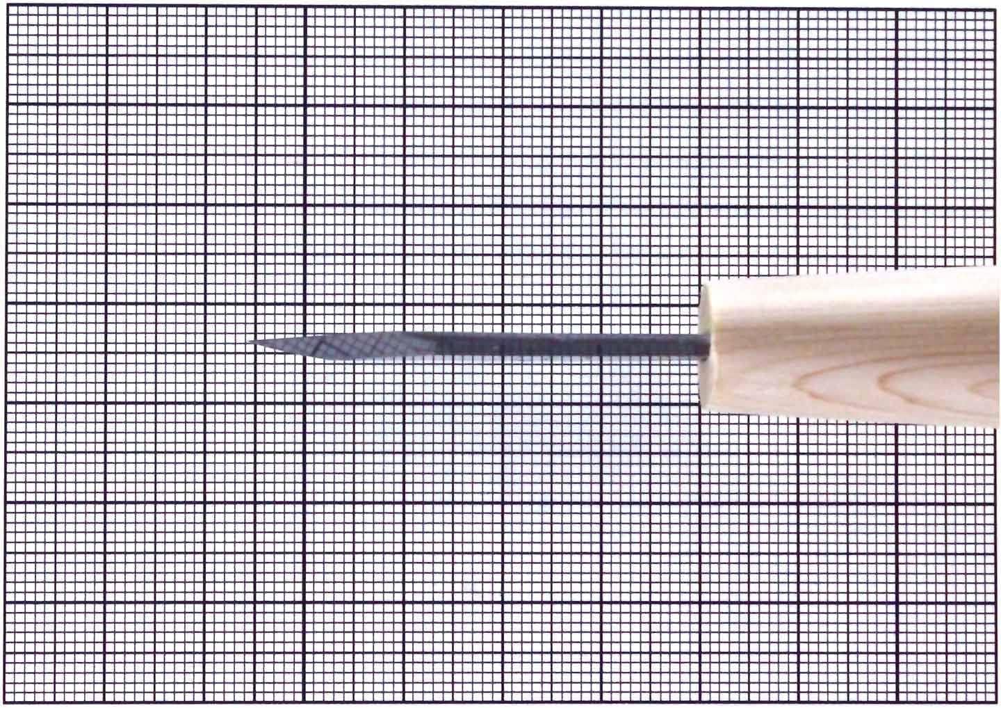 Michihamono Japanese Wood Carving Tool 15mm Large Straight Right Skew Angled Woodcarving Flat Chisel, with Wooden Handle, for Woodworking