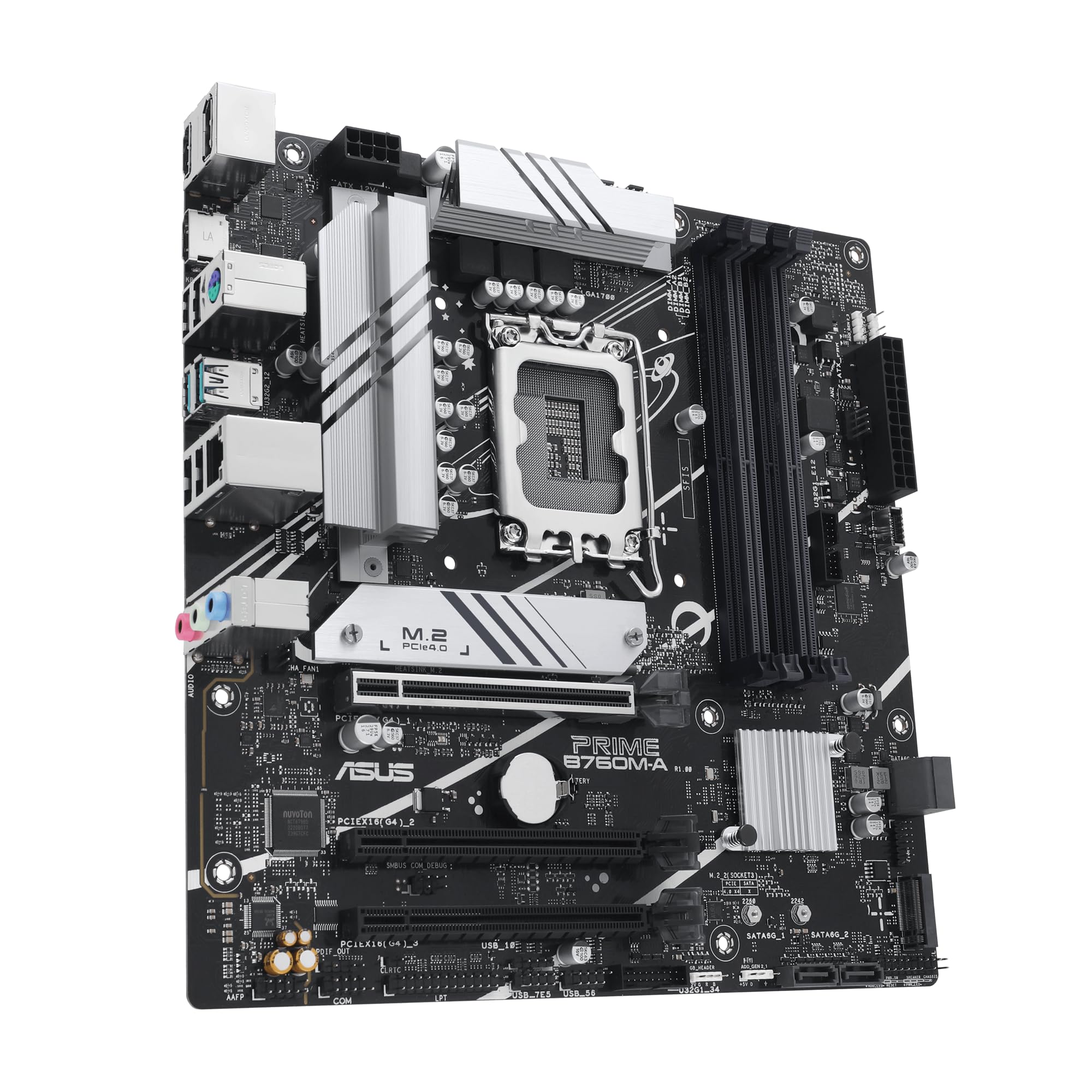 Asus Prime B760M-A-Csm - Motherboard - Micro Atx - Lga1700-Sockel - B760 Chipsatz - Usb 3,2 Gen 1, Usb 3,2 Gen 2, UsB-C 3,2 Gen 1 - 2,5 Gigabit Lan -