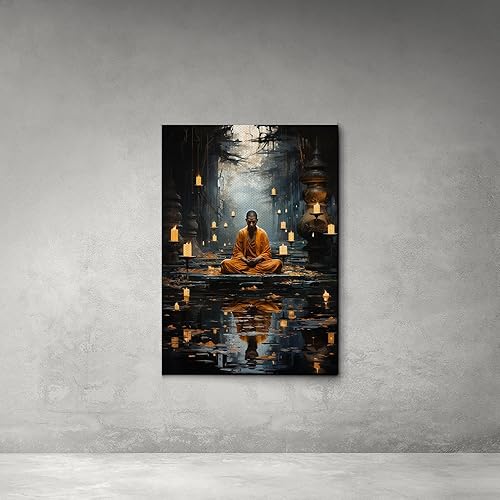 Miniatura 3 de Yoga Wall Decor, Yoga Wall Art, Buda Canvas Art, Buda Decor, Buda Canvas Print, Luxury Framed Wall Decor, Decor Canvas, Art Print