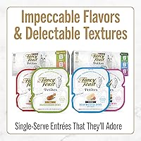Vista 7 de Purina Fancy Feast Petites - Entree de salmón chamuscado con espinacas en salsa, alimento húmedo gourmet para gatos, (paquete de 12) tubos de 2.8
