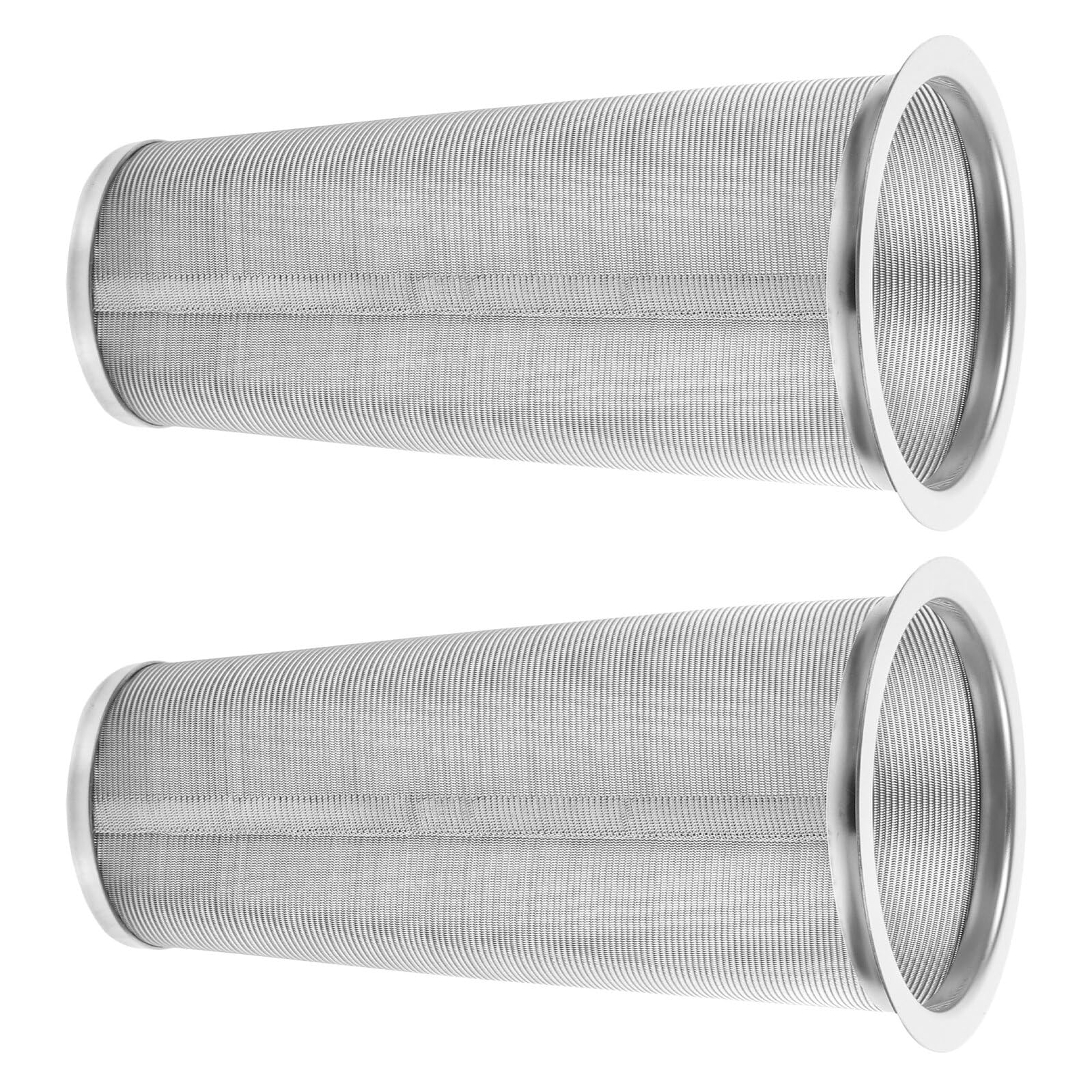 Kraftstofffilter aus Edelstahl, Konische Form, Silber