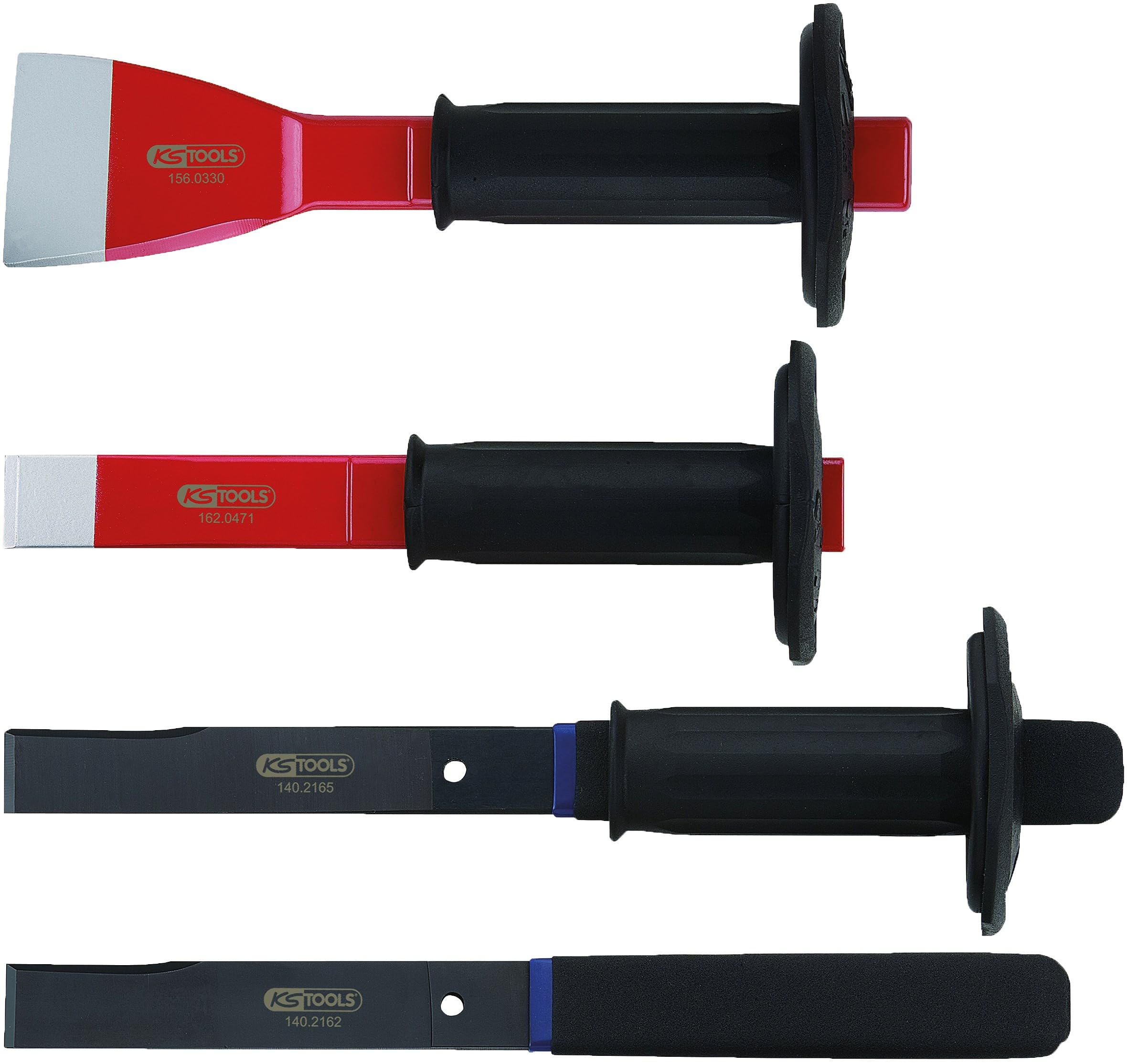 KS Tools 140.2145 Serie scalpelli per carrozzieri, 4 pz