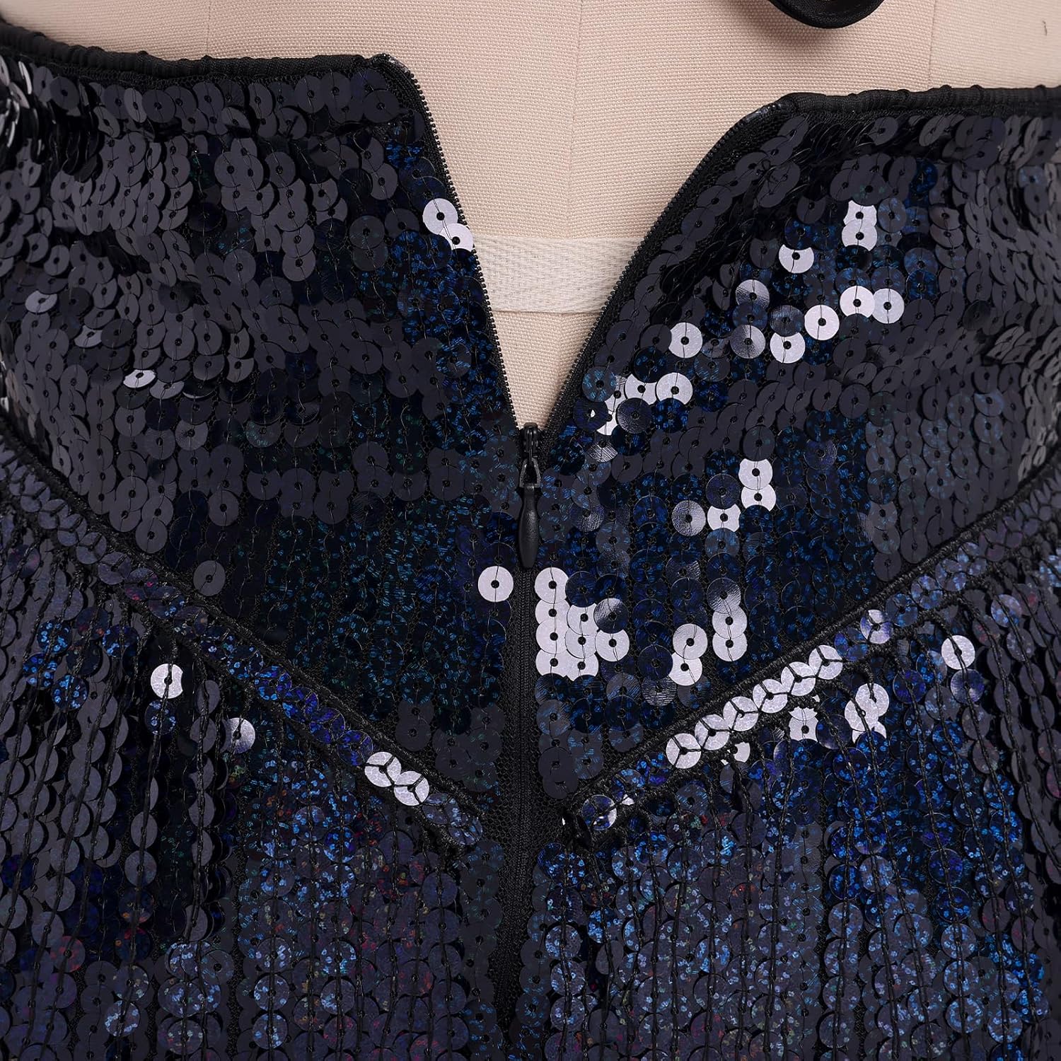 Women Sexy Sequin Fringe Bodysuit Romper Sparkly Tassel Latin Jazz Dance Acrobat Costume Dancing Music Festival Rave Outfits - Image 6