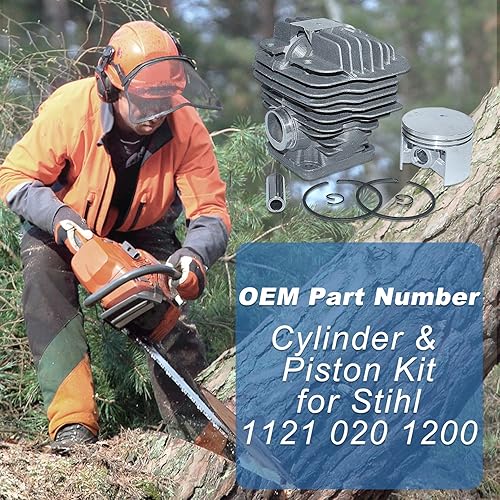 Miniatura 5 de AUMEL equipo del sello de aceite del pistón del cilindro de 170.6 ft m para Stihl MS440 044 substituye 1128 020 1227.