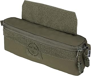 TOPTACPRO Tactical Dump Drop Pouch Admin Pouch Utility Tool Organizer Pouch Multicamo for JPC CPC AVS Vest Airsoft Paintball (Bag Only) (E:Ranger Green)