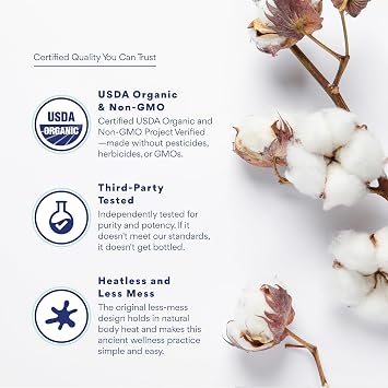 QUEEN OF THE THRONES Castor Oil Pack for Liver (compress) - Heatless, Less-Mess, Reusable - Organic Cotton Flannel, Comfort Fit, Soft Straps & Naturopathic Doctor Designed (Castor Oil sold separately)
