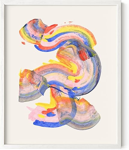 Miniatura 316 de HAUS AND HUES Arte abstracto moderno para pared, arte de sala de estar azul y verde, obra de arte moderna para paredes, imagen minimalista para sala