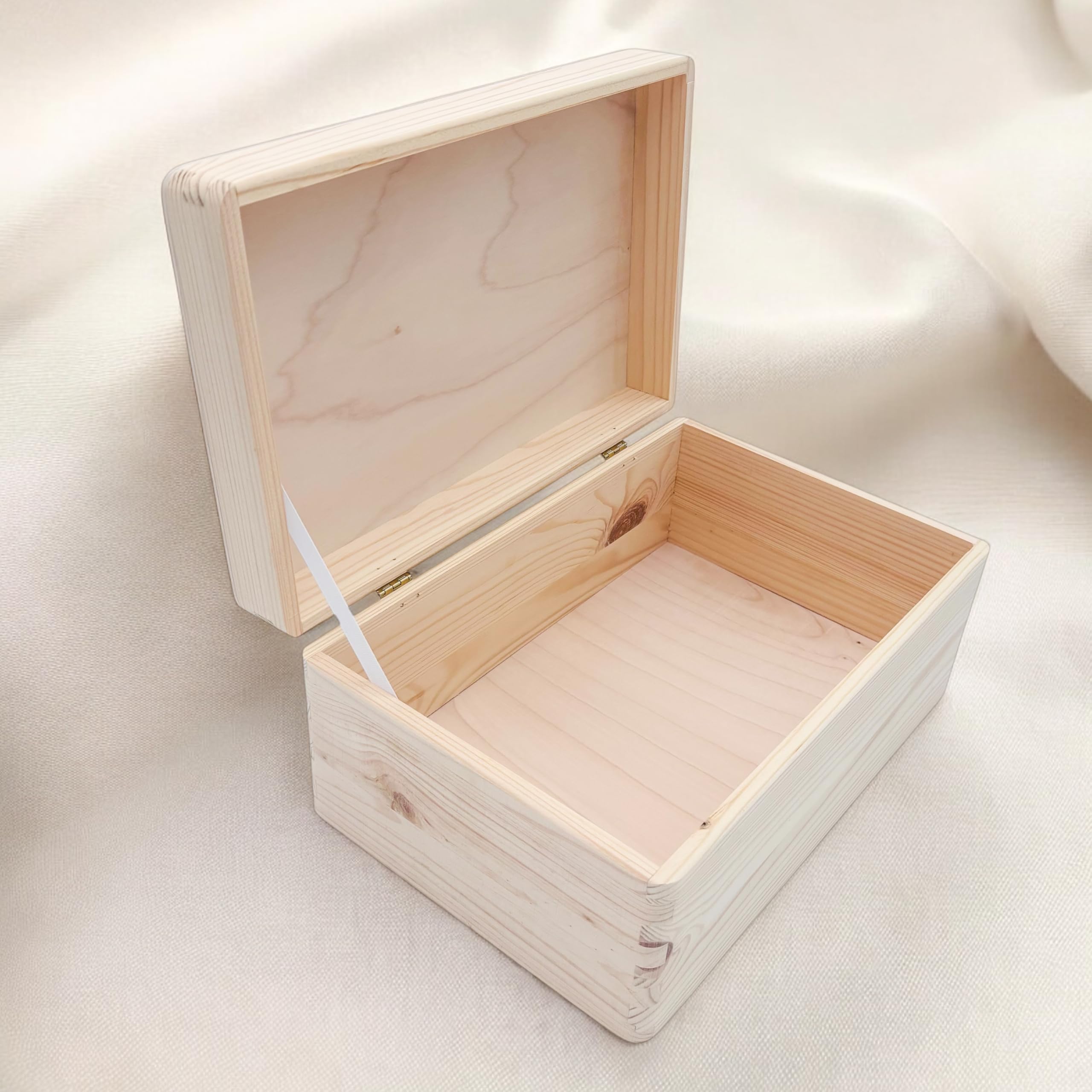Erinnerungsbox Baby Otter personalisierte Holzkiste Erinnerungsbox Erinnerungskiste Geschenk Geburt Geburtsgeschenk Holzbox 30x20x13 cm