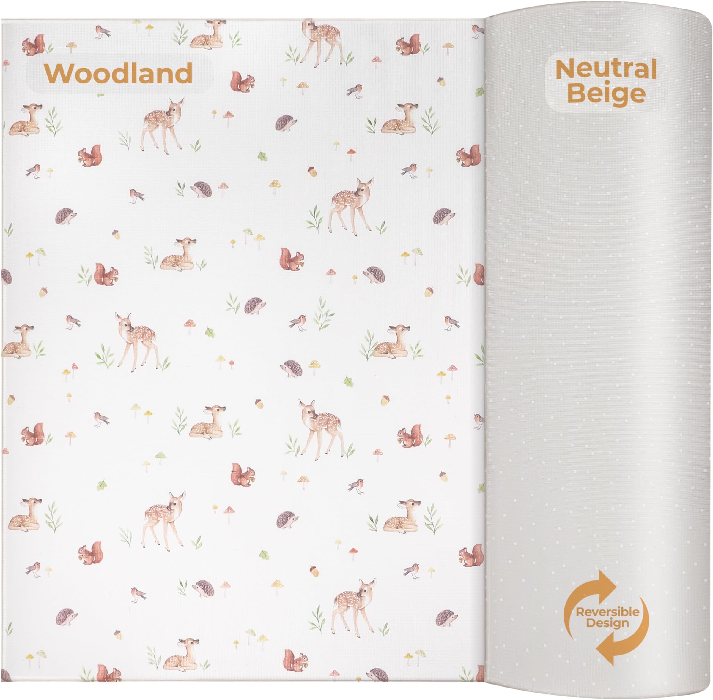 Trintion Baby-Spielmatte 150x180 Cm - Faltbare Krabbelmatte Wasserdicht