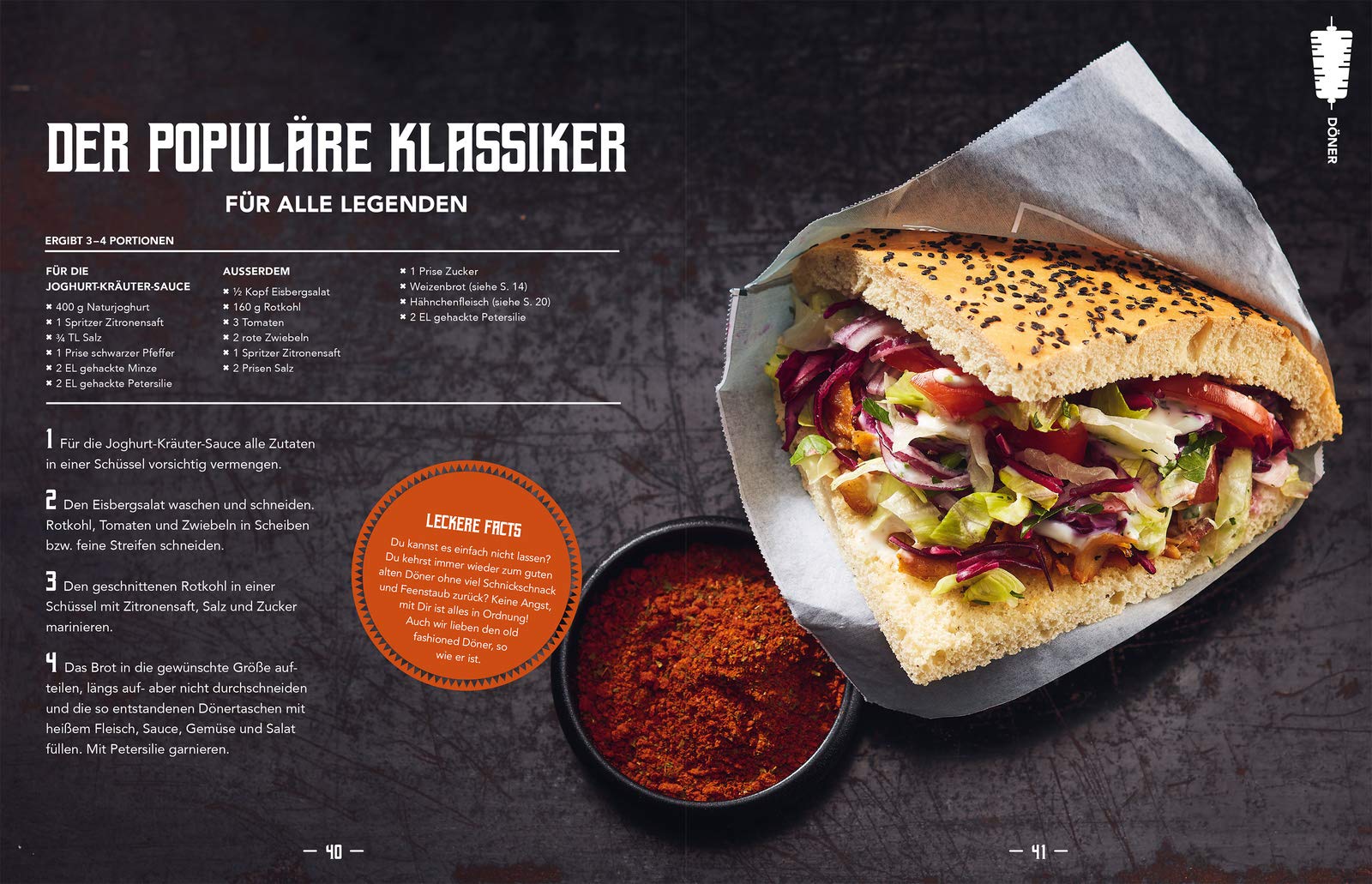 Neue Dönastie - Döner wie noch nie: Das Kochbuch für Döner, Bowls, Salate und Co. Mit Fleisch und zahlreichen vegetarischen und veganen Alternativen