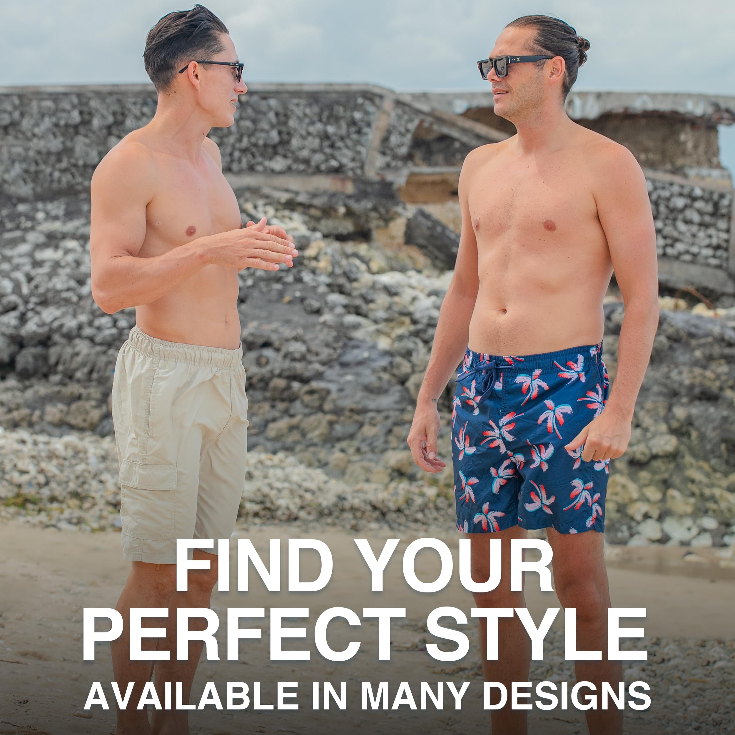 Kanu Surf Havana Men's Swim Trunks Quick Dry Swim Shorts Bathing Suit Men, 5.5 To 7" Inseam (Regular and Extended Bañador para Hombre Hombre