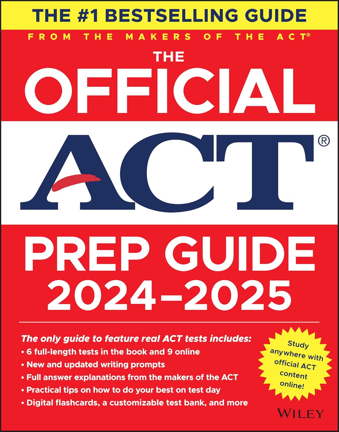 The Official ACT Prep Guide 20242025 Book + 8 Practice Tests + 400