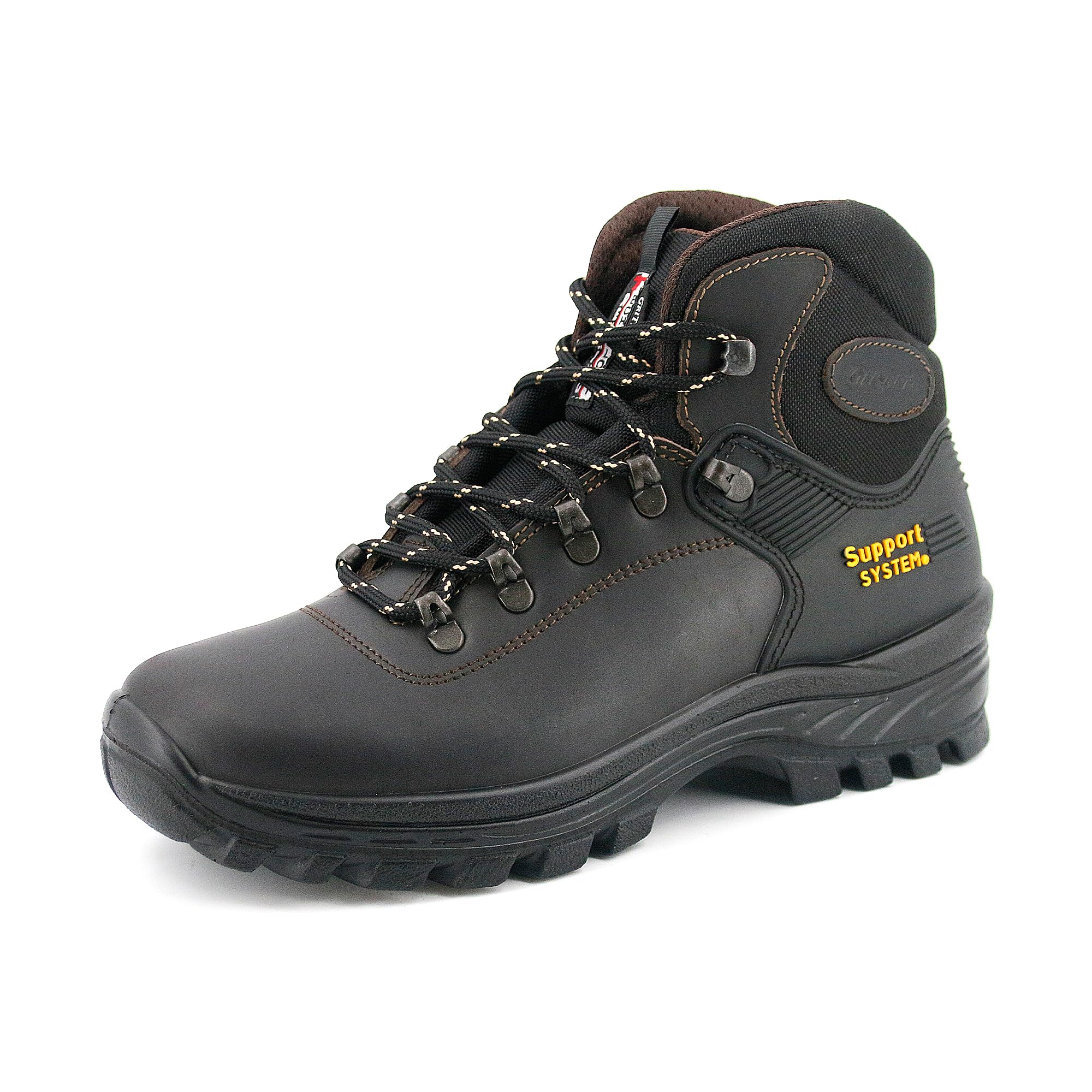 Grisport Scarpe Uomo Traspiranti Trekking Stivali Camminata Scarponi Sneakers Escursionismo Stivali Pelle Lontra Dakar Trekking Montagna Impermeabili (Marrone, 40)