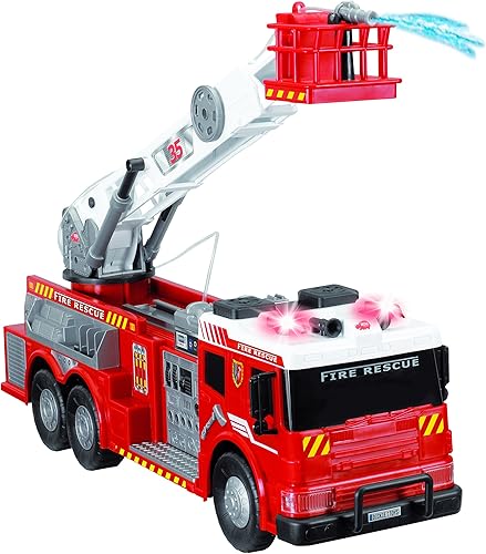 Miniatura 8 de Dickie Toys - Camión de bomberos RC de luz y sonido de 24" con bomba de trabajo