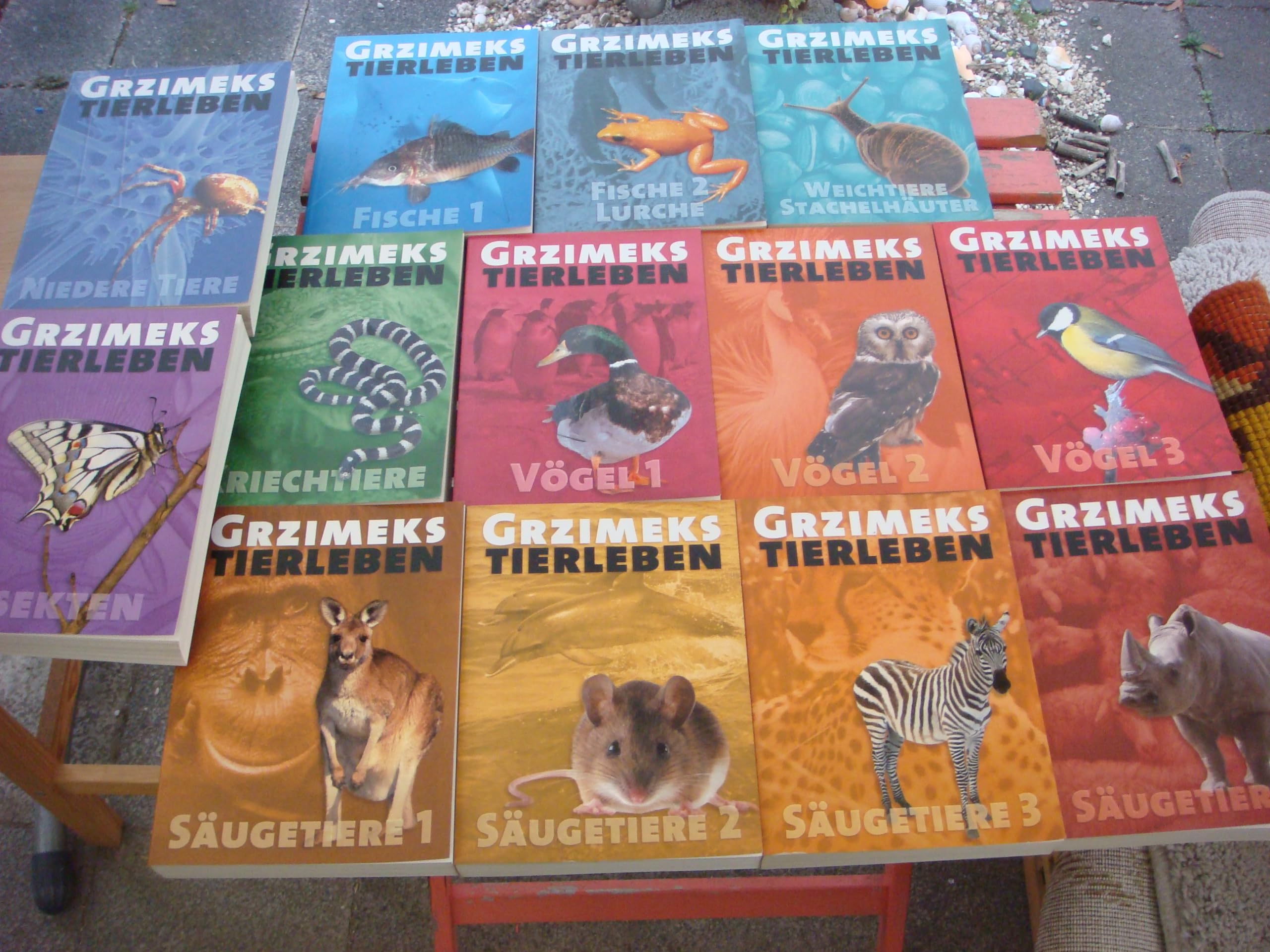 Grzimeks Tierleben. Enzyklopädie des Tierreichs, 13 Bde.