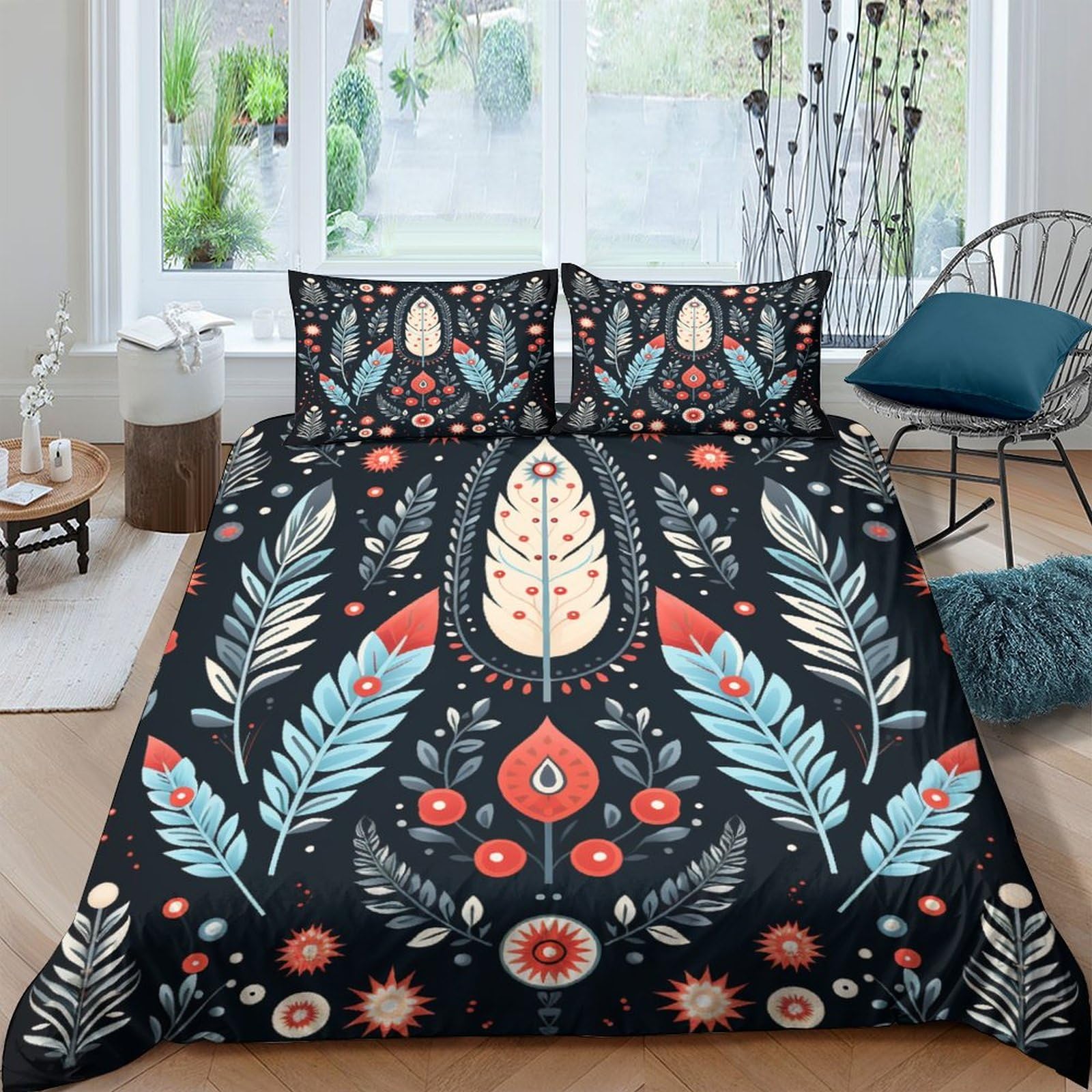 Housses de couettes bohémiennes pour une chambre cocooning