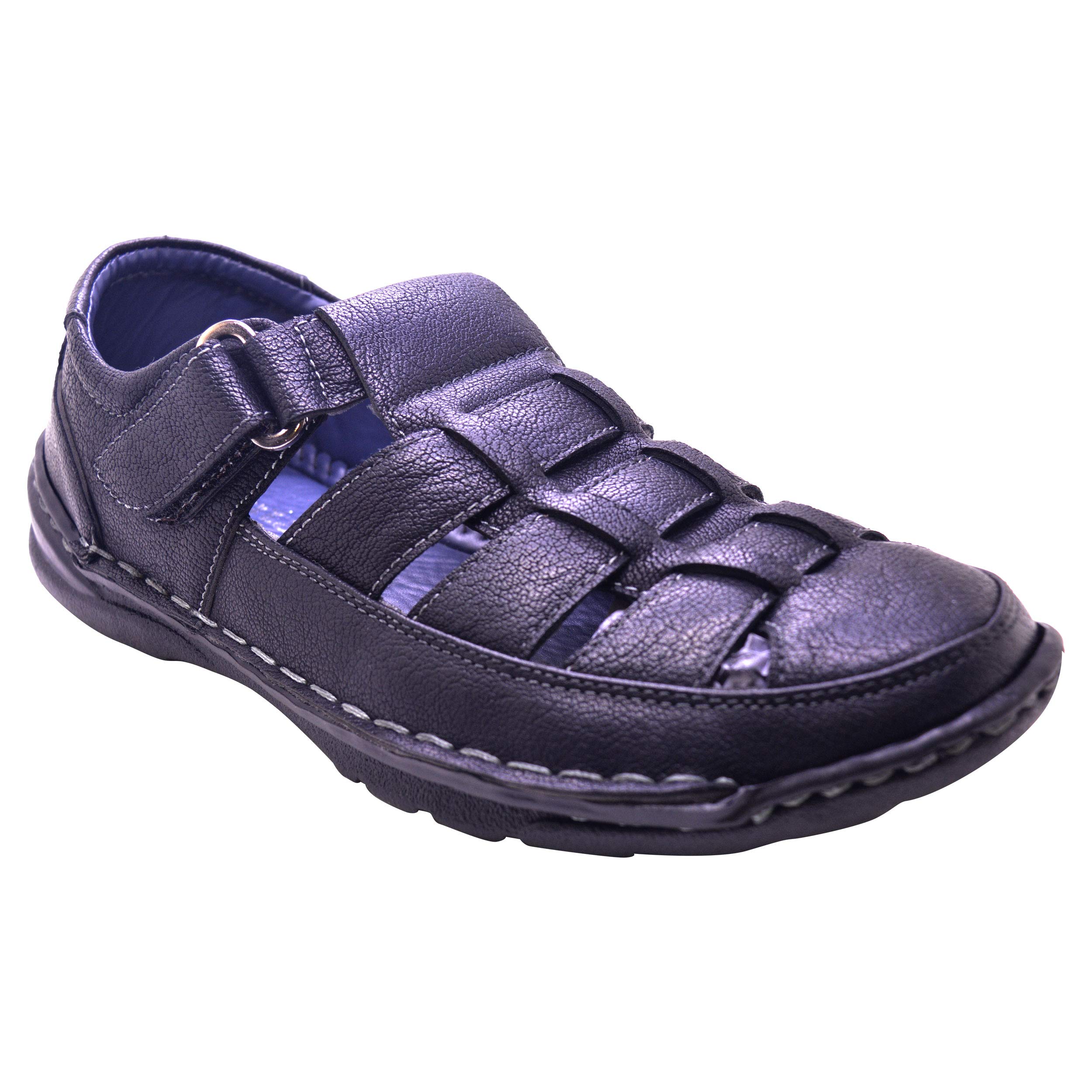 AJANTA Mens Black Outdoor Sandals-7 Kids UK (GB0515) (B07VB4QFCM) Amazon Price History, Amazon Price Tracker