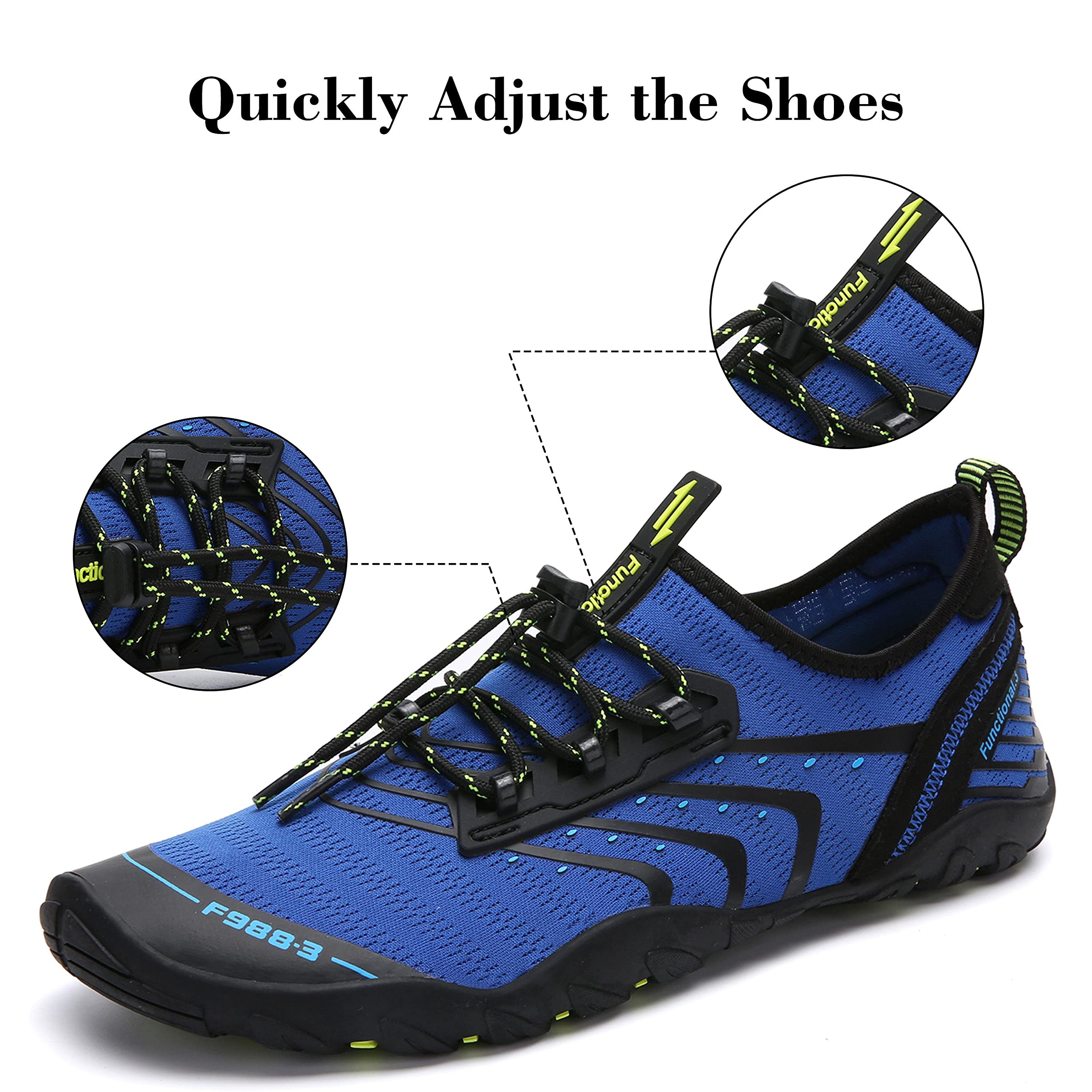 SAGUARO Scarpe da Immersione Donna Uomo Scarpe da Scoglio Acqua Sport Antiscivolo Scarpe da Aqua per Yoga Nuoto Piscina Spiaggia 35-48 EU