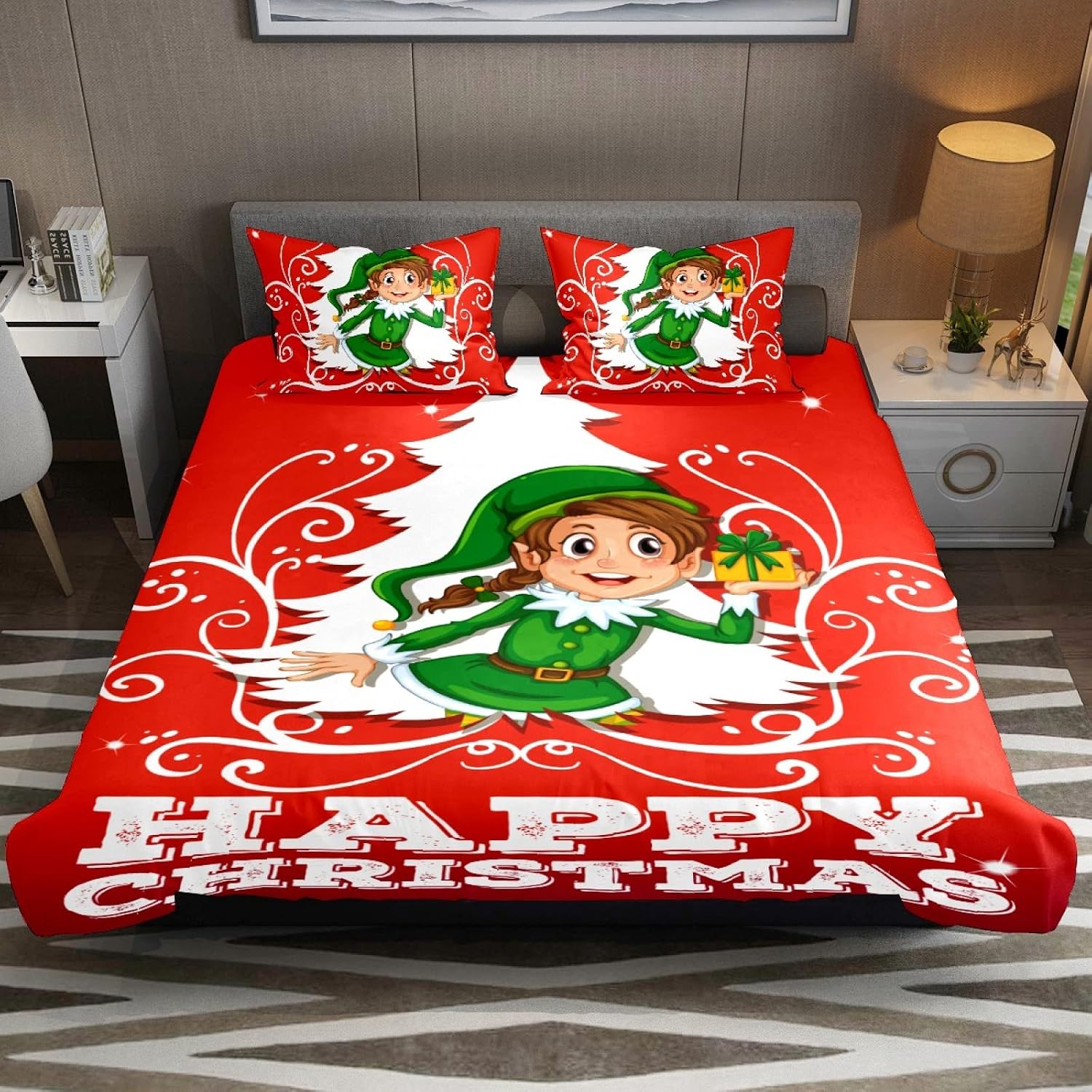 Pillowcase Polyester Bedspread 