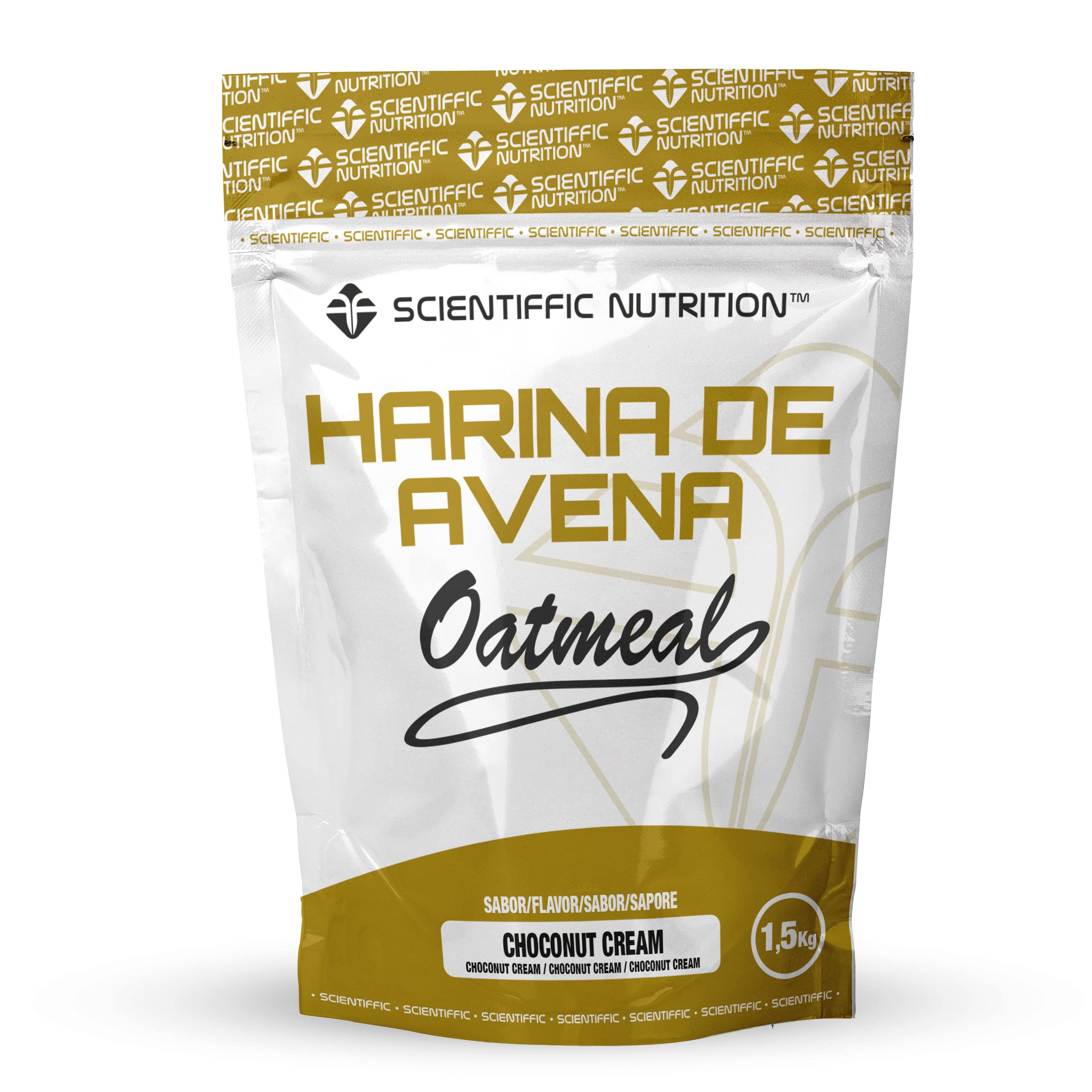Scientiffic Nutrition - Harina de avena, Fuente de Proteínas, Baja en Azúcares, 100% Natural, Contribuye al Desarrollo de la Masa Muscular, Sabor Donut - 2 Kg — view 9