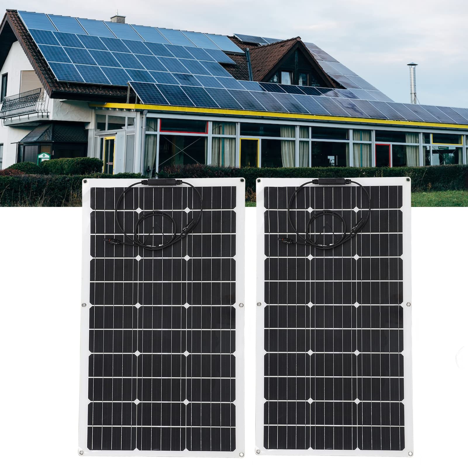 ViaGasaFamido Elastyczny Panel Słoneczny Monokrystaliczny 180W 12V, System