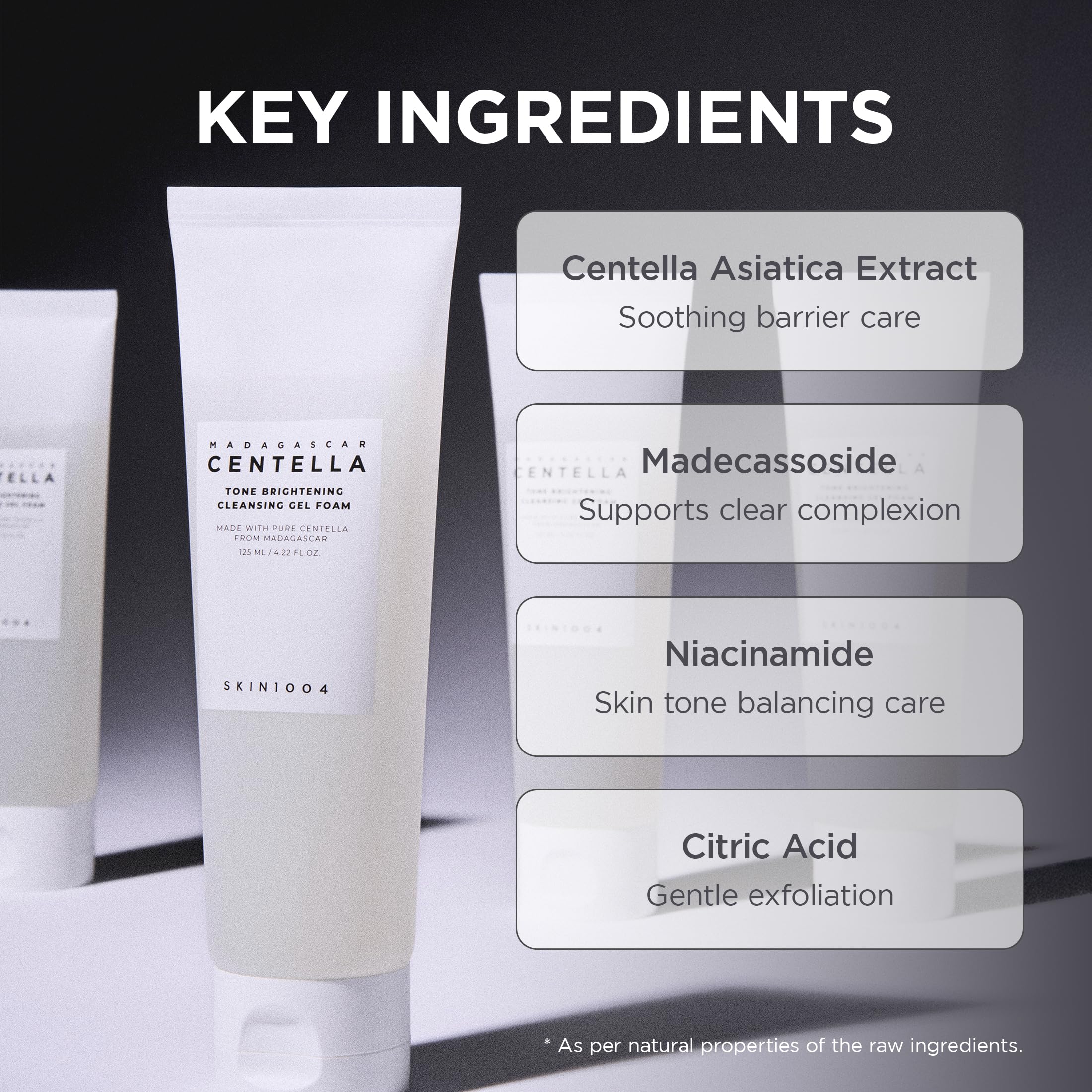 SKIN1004 Madagascar Centella Tone Brightening Cleansing Gel Foam