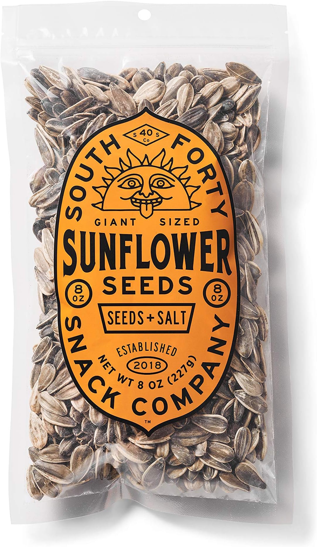 Premium Sunflower Seeds - Jumbo Sized, Batch Roasted, Perfectly Salted, In-Sh...