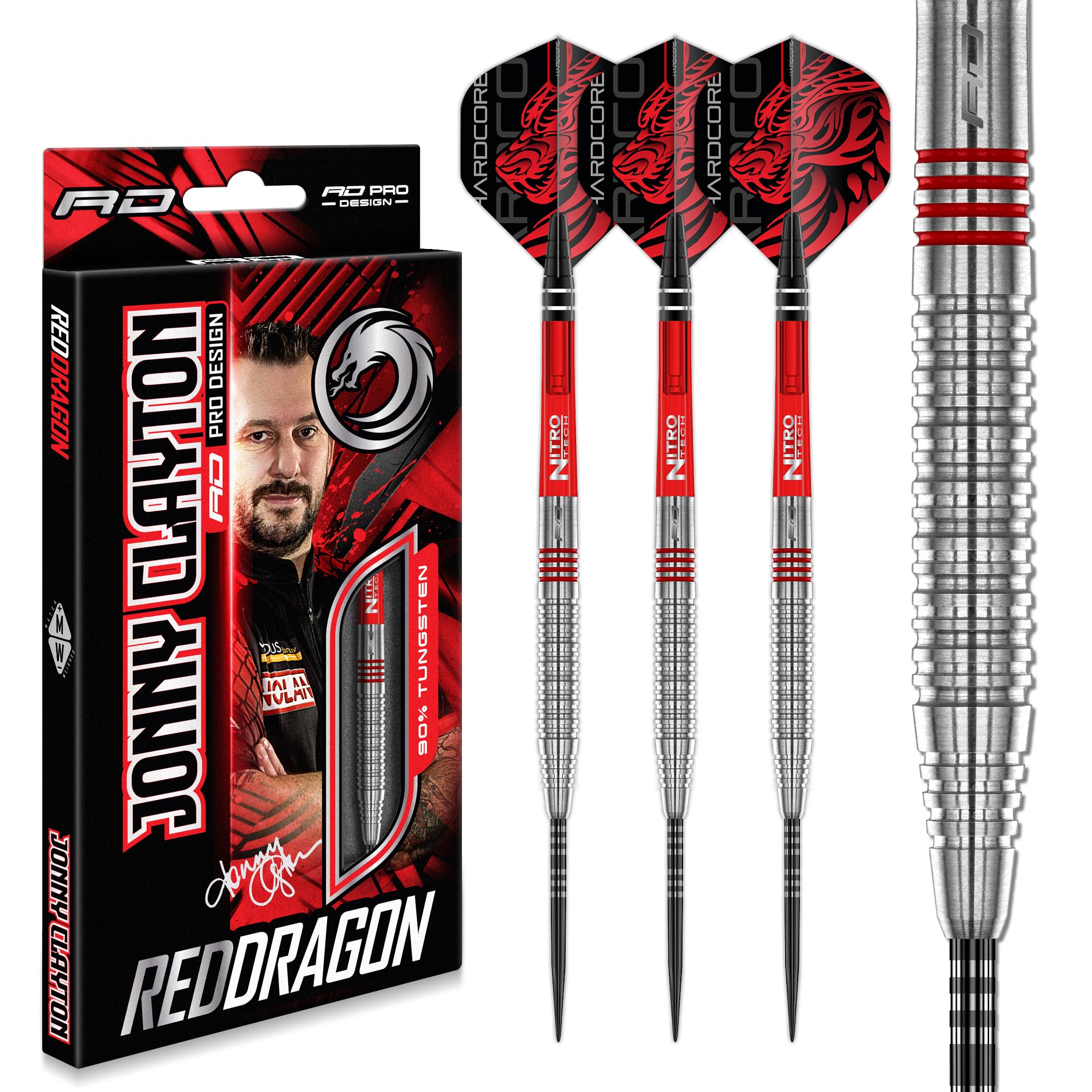 RED DRAGON Jonny Clayton Original 2.0 26 Gram Premium Tungsten
