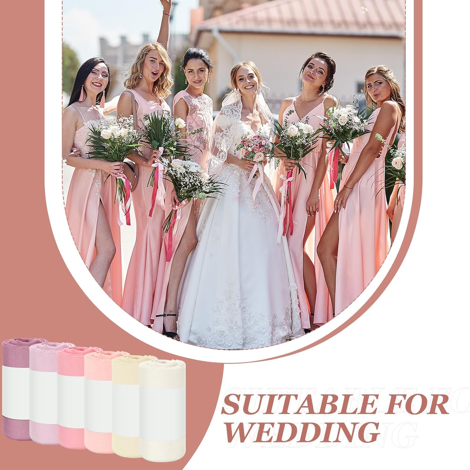 Liitrsh 33 Pcs Pashmina Shawls and Wraps Bulk Wedding Scarf for Bridesmaid Party Favors Bridal Shawl Gifts for Guest - Image 2