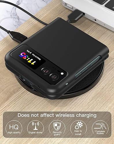 Miniatura 6 de Cresee Funda para Motorola Razr 2023, Funda rígida delgada para Moto Razr 2023 - Negro Mate