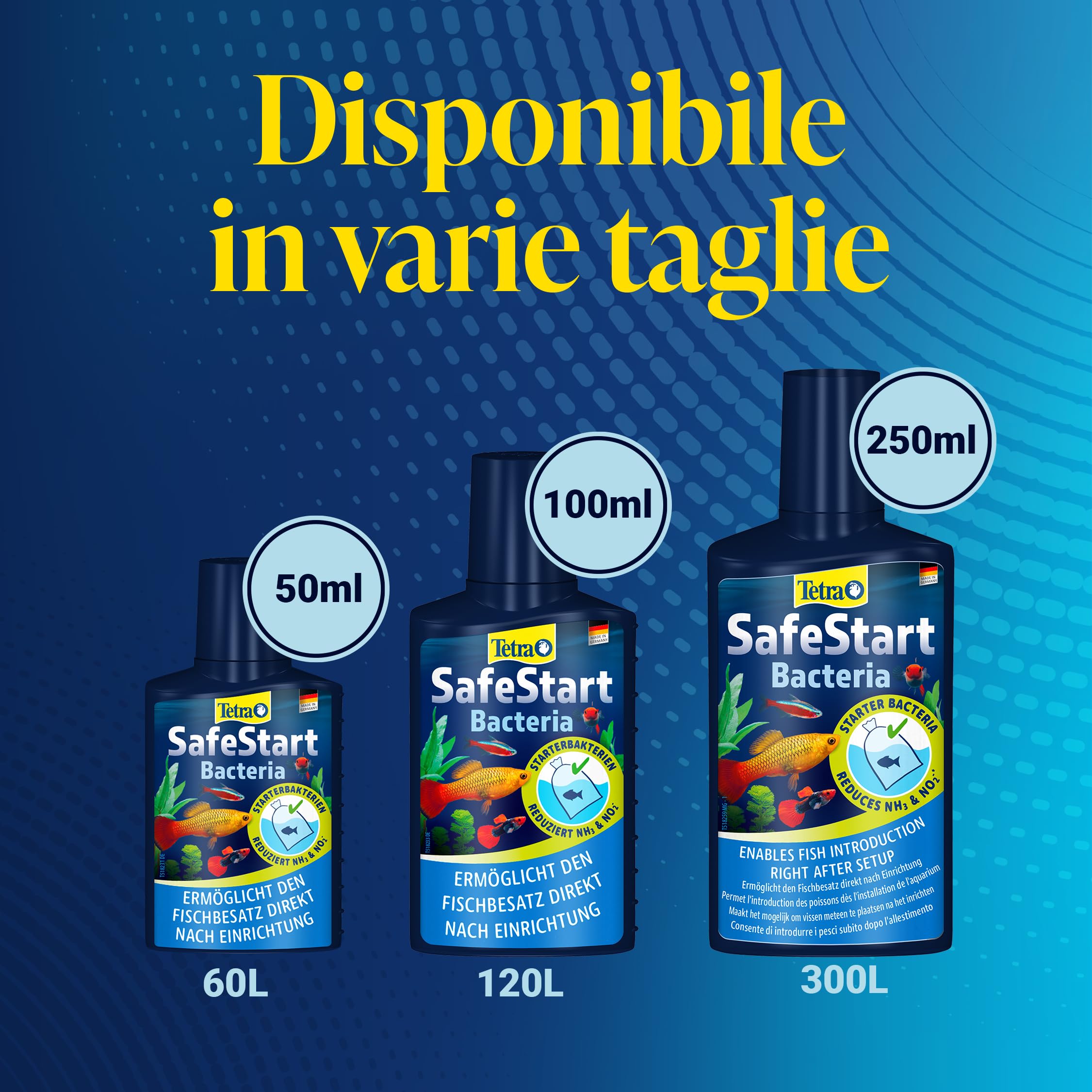 Tetra SafeStart Attivatore per Acquari, Consente di Introdurre i Pesci Immediatamente dopo L'allestimento dell'Acquario, 100 ml