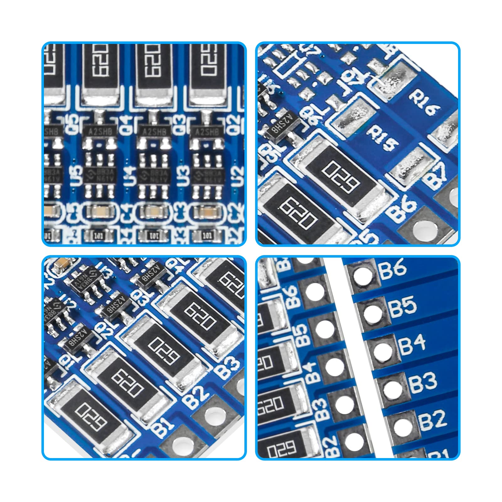 4S/8S 1.2A BMS Active Balance Equalizer Energy Transfer Board For Li-ion Battery
