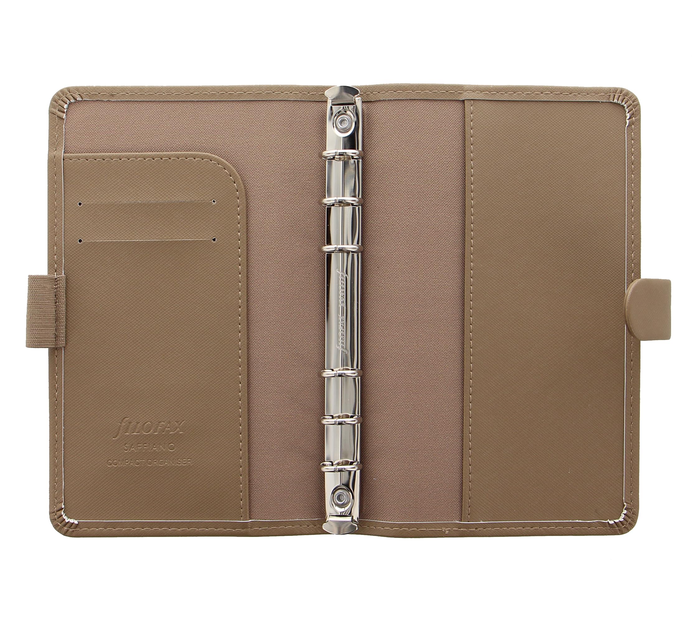 Filofax Saffiano Personal Compact Organiser - Fawn - Image 3