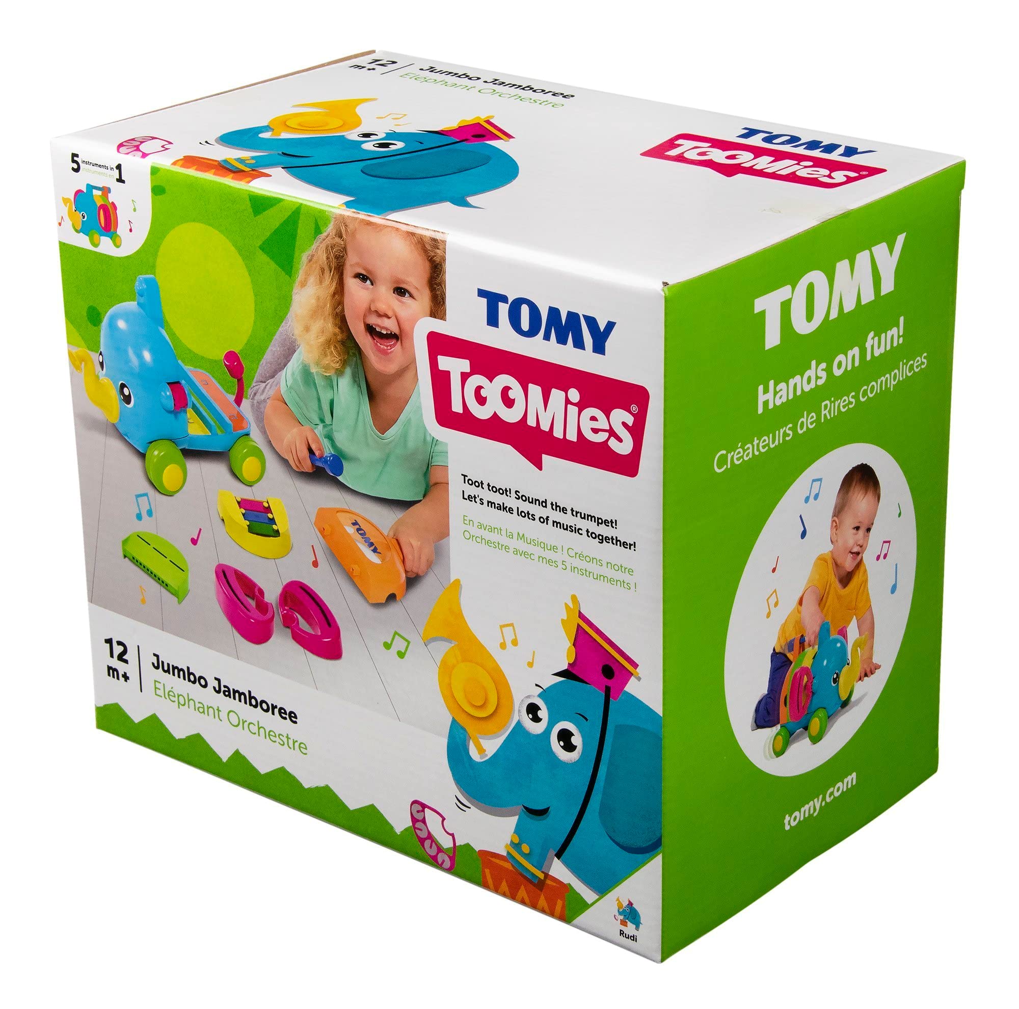 Tomy - A1503190 - Eléphant Orchestre 7 En 1