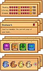 TwoDays Marcadores de livro Pixel Art para mulheres, produtos de videogame, presentes de livros para mulheres de leitura, acessórios de livros para amantes de livros (conjunto de 12, 15 x 5 cm)